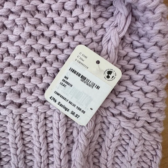 Lilac free people sweater nwt - Picture 3 of 3
